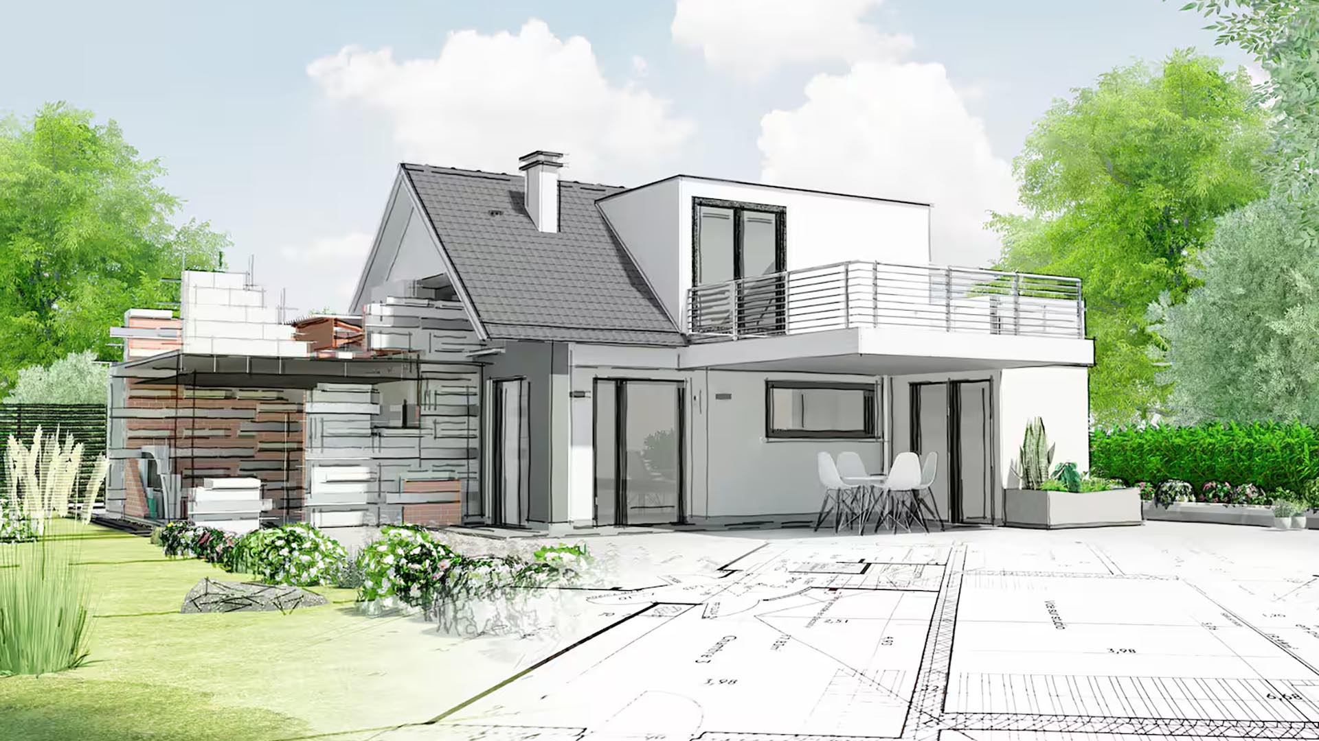 Maison bigénérationnelle