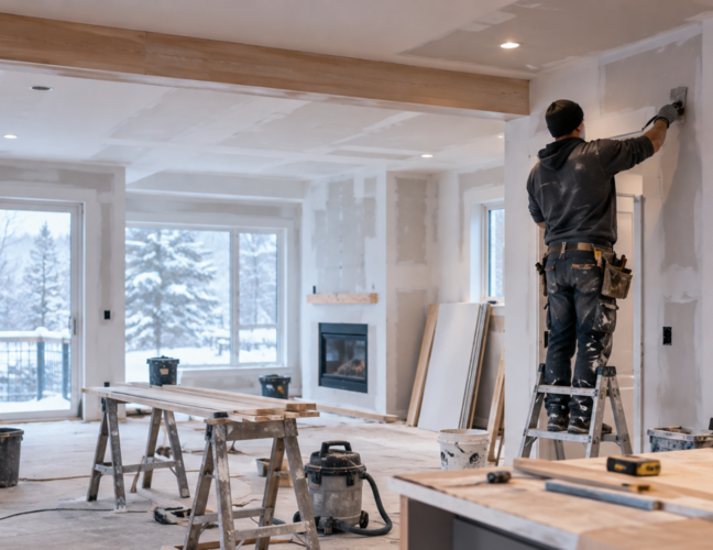 Renovating in the winter: Is it a good idea?