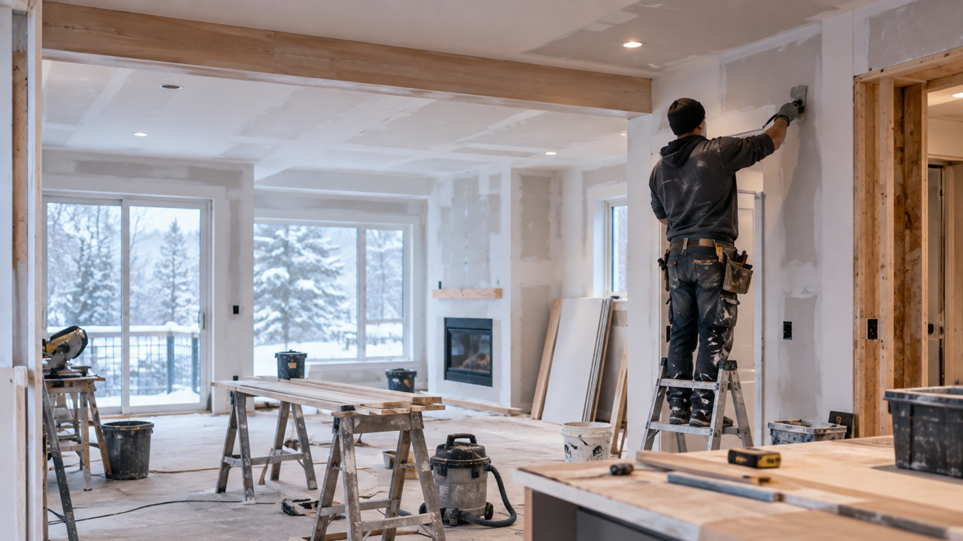 Rénover en hiver : est-ce une bonne idée?